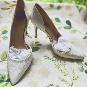 Jessica Simpson Snake pattern Heel